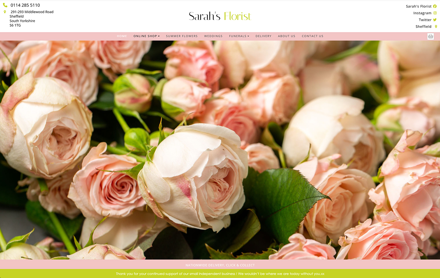 Sarahs Florist
